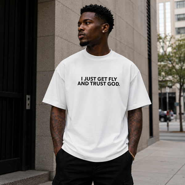 I JUST GET FLY TEE ( WHITE )