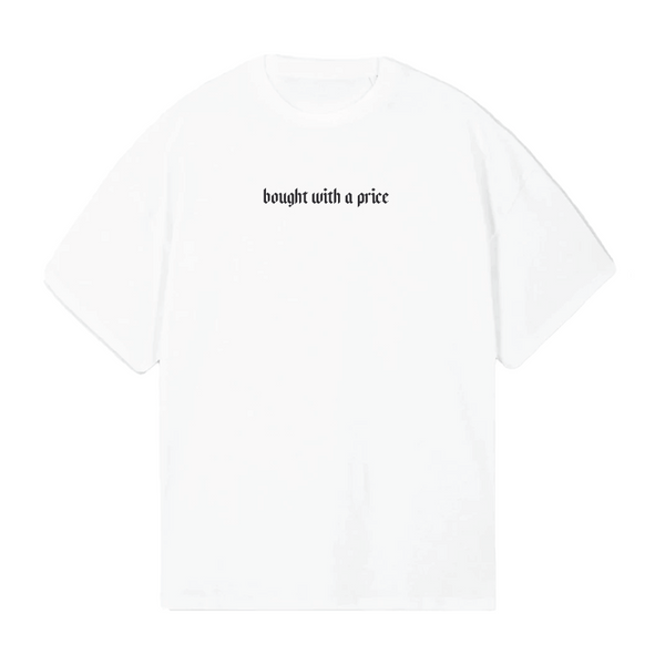 White + Black REDEEMED Oversized Tee