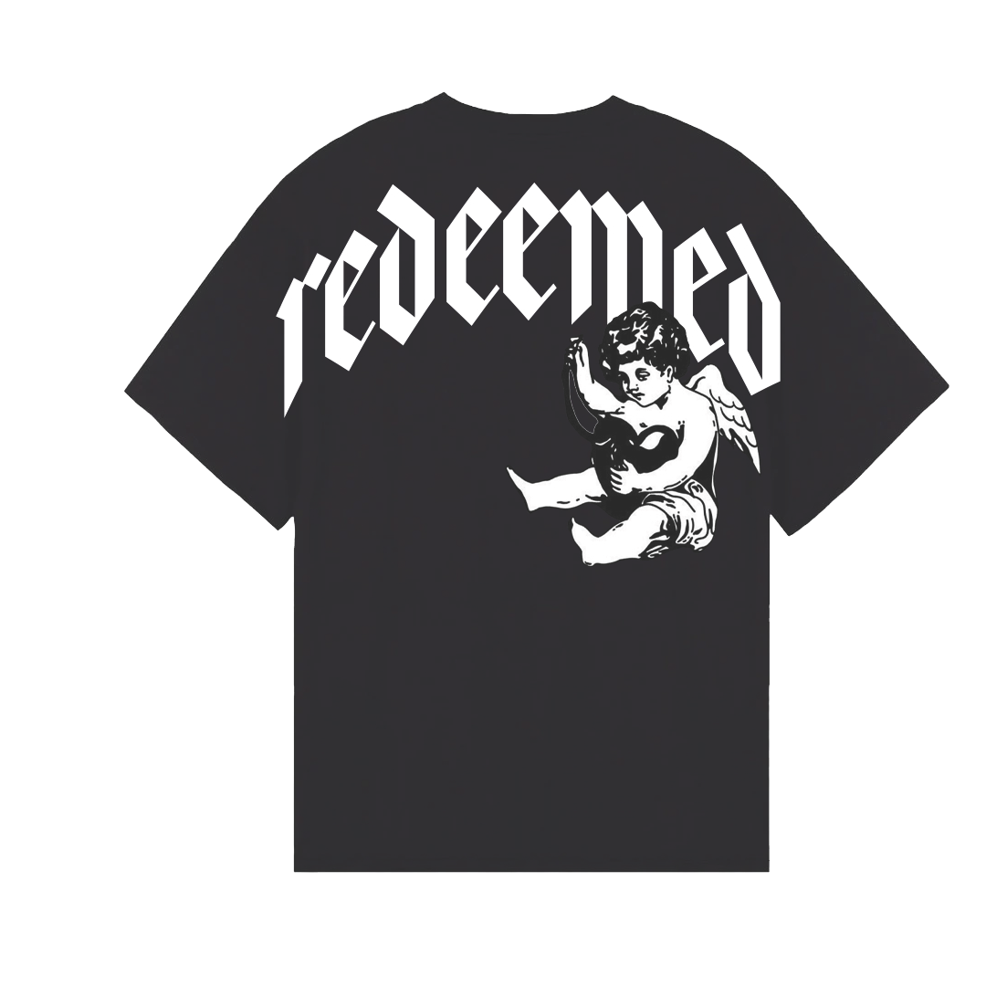 Black + White REDEEMED Oversized Tee