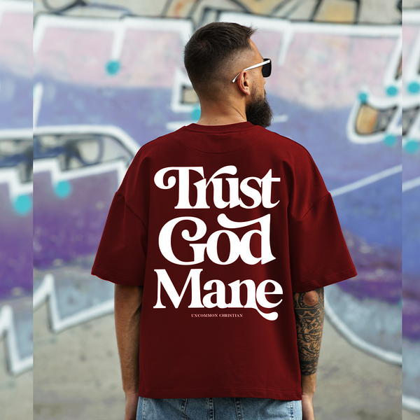 TGM Heavyweight Red Oversized Tee