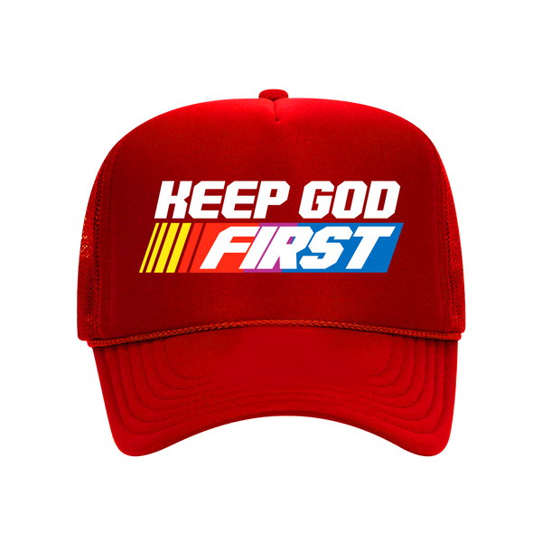 Keep God First Trucker Hat