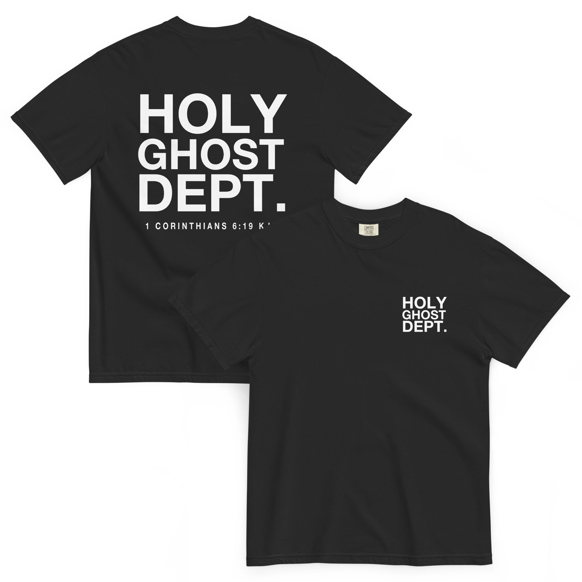 Black Holy Ghost Dept Tee
