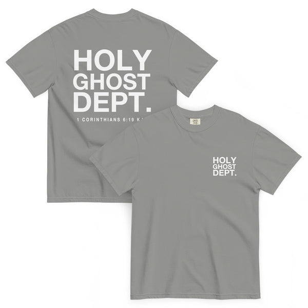 Gray Holy Ghost Dept Tee