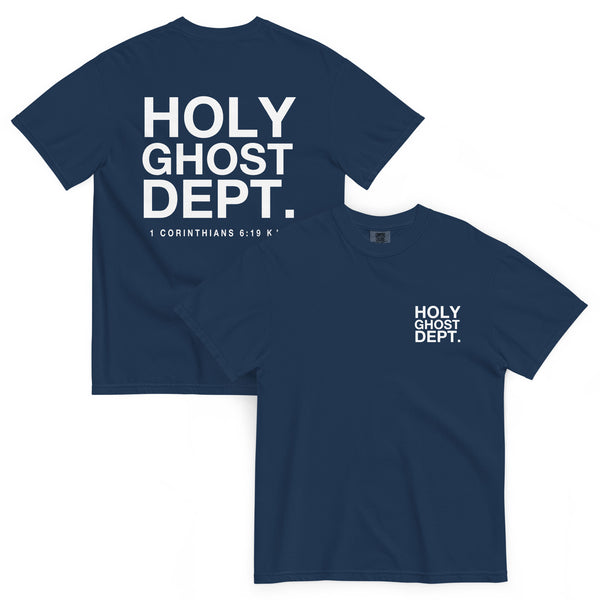 Blue Holy Ghost Dept Tee