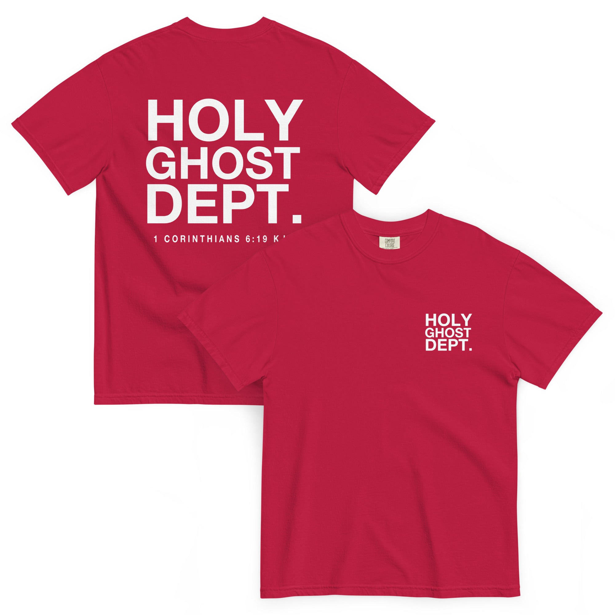 Red Holy Ghost Dept Tee